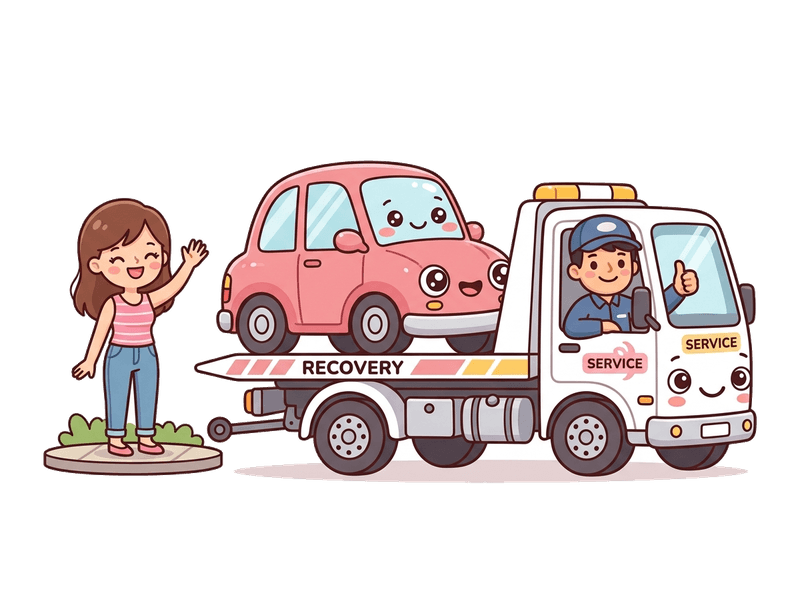 Step 3: We Collect — Our flatbed comes to you anywhere in Brixton & Streatham Hill. Same-day collection is often available. Driveway, garage, or street — we'll find you.